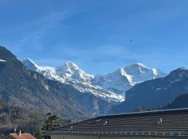 Topview 2BR Balcony & Mountain View Interlaken, hotel a Unterseen