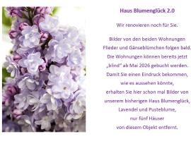 Haus Blumenglück 2, hotell i Herscheid