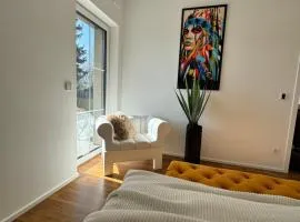 LifeStyle Apartments am Steinsberg, Self Check In, Terrasse, Burg Blick