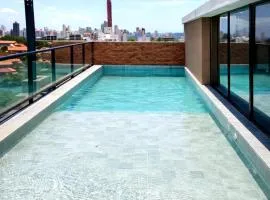 Departamento moderno con piscina rooftop en Asunción