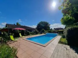 Landaise Lou Pao, 2 maisons, piscine, Lac de Léon