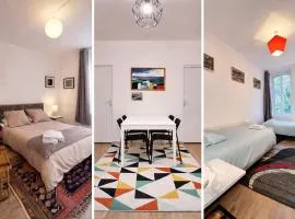 L'appart du petit-fils, 2 chambres sur cour, idéal famille, proche Astérix, Chantilly