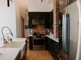 Stylish Main St Loft with Balconies and Garage