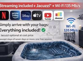 Chez Pascal et Louna au calme avec Jacuzzi ! Proche PARIS et RER B et CDG AÉROPORT, хотел в Севран