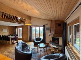 Appartement familial 200m télécabine Villars piscine sauna、Ollonのホテル