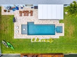 Waterfront Cocoa Beach Retreat with Heated Pool, Dock & Near Beach, Downtown