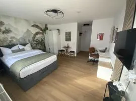 Balcony - Central Apartment - Free Parking