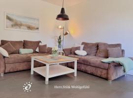 Nordkönig Ferienhaus mit Sauna und Whirlpool, Hotel in Geestland