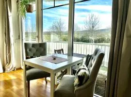 ERDEni-Appartment mit sonnigem Südbalkon zum Kurpark