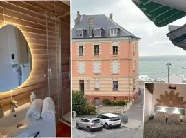 L'ALBIZIA à 20m de la plage 3ème etage, rénové, 2 personnes et animaux - wifi