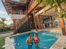 Hermosa Villa en Cabrera vista al Oceano Atlantico 12 personas, hotelli kohteessa Cabrera