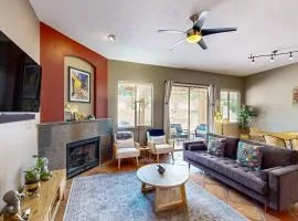 Dog Friendly home with hot tub, large yard, grill, & gas fireplace!