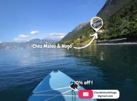 Chez Malou & Hugo vue lac proche Suisse & stations !