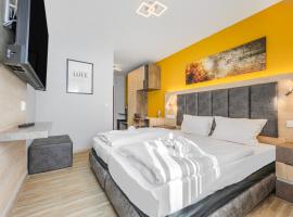 XZLLENZ 50'' Smart TV, Parken, 24h digitaler Check In und Zugang, Küche, NEU, hotel a Oberasbach