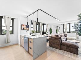 Stylish 3BR Retreat EWR MetLife NYC Access, viešbutis mieste Niuarkas