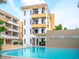 C271 Condo 1BR Gym Sauna Pool 650m Beach, hotel di Pantai Lamai