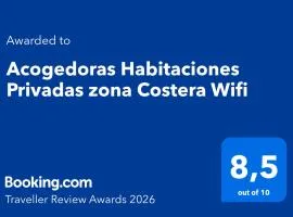 Acogedoras Habitaciones Privadas zona Costera Wifi