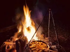 Otter Camp Private Riverside Glamping with Hot Tub