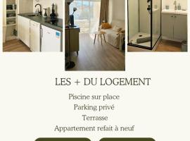 Appartement du golf terrasse piscine tout à pied, hotel a Ciboure
