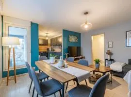 Bleu Bohème - Appartement 2 chambres, terrasse, WiFi fibre - Haguenau