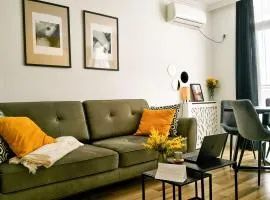 Ospitalier City Clover - 2 king beds, free undgrd parking, 2bath