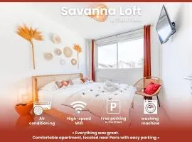 Savanna Loft by Escale-Marne - M8 Tour Eiffel - AC - Climatisation - Parking Gratuit - 102