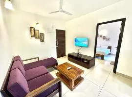 Peaceful Aesthetic 1BHK in Siolim with Forest View & Pool