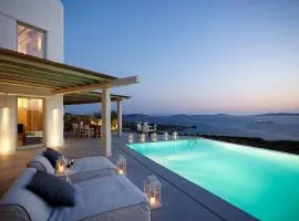 Villa Houlakia Azure Mykonos Sea Views Private Pool Near Mykonos Town