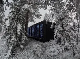 Unique, modern cabin designed by Snhetta, located at Blefjell