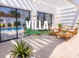 Villa Benbienn piscine iptv Billard américain wifi illimité très bon emplacement, Hotel in Taguermess