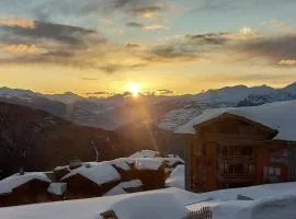 Studio 4 pers La Rosière 1850 Vue vallée & à 100m des pistes