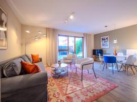 Stylische Gartenwohnung mitten in Waldkirch: Waldkirch şehrinde bir otel