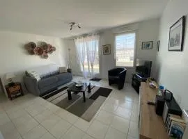 Appart T2 proche plage vue mer avec terrasse