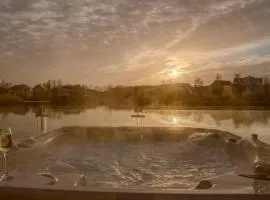 Lakeside Cotswolds Retreat with Private Hot Tub set on Lower Mill Estate