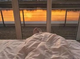 Treibholz: Meerblick, Dachterrasse, Bootsanleger, Badeleiter, Sauna