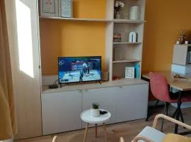 Le Becquart studio 3 personnes à 2 pas de la plage