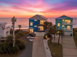 Oceanfront Pet Friendly Beach Home 4BR,4BA Balconies Private Beach Walkover، فندق في فلاغلار بيتش