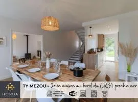 TY MEZOU - Jolie maison au bord du GR34 proche mer