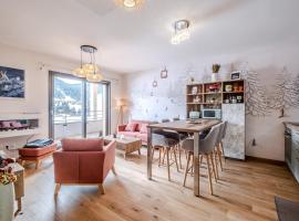 Les Gets - Nid du Chéry ski à pied vue panoramique, Hotel in Les Gets