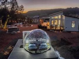 Sky Dome Hot Tub Climbing Wall Hammock Tents EV