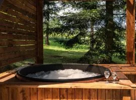 Leśna Sielanka domek z jacuzzi w lesie pod Górą Szczebel RELAX I SPORT