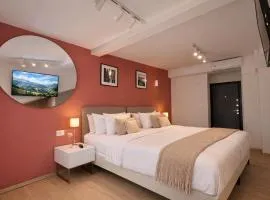 Staylux 5 min to Lake Ohrid Rooftop Balcony Parking AC