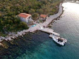 Secluded fisherman's cottage Cove Zizanj, Pasman - 25241, отель в городе Ткон