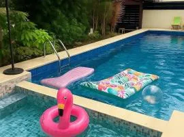 Near T1 Airpor, Garden with 20m Pool Villa, Family & Group Event & KTV