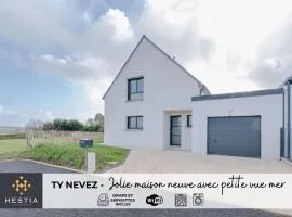 TY NEVEZ - Jolie maison neuve avec petite vue mer