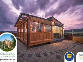 Rajska polana Domki PREMIUM ,na odludziu z prywatną BALIĄ z jacuzzi i sauną ,Cisza,rowery elektryczne,góry,astroprzygoda,- Adršpach, Skalne Miasto, Zamek Książ,Andrzejówka,Karpacz, Śnieżka,Janskie Laznie,Pec