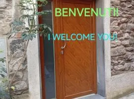 Appartamento rosso blu