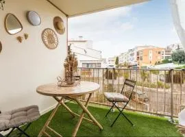 Studio La perle clim balcon parking privé