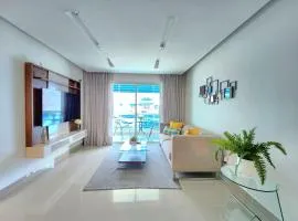 3 rooms on the 1st floor with pool and children's area