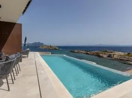 Villa Mare seaside heated infinity pool sauna gym